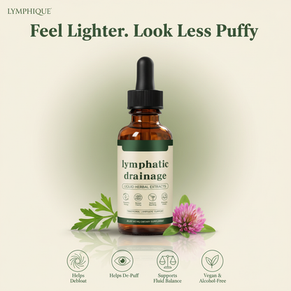 Lymphique™ Lymphatic Drainage Drops- Bloat Relief & De-Puff Support Supplement