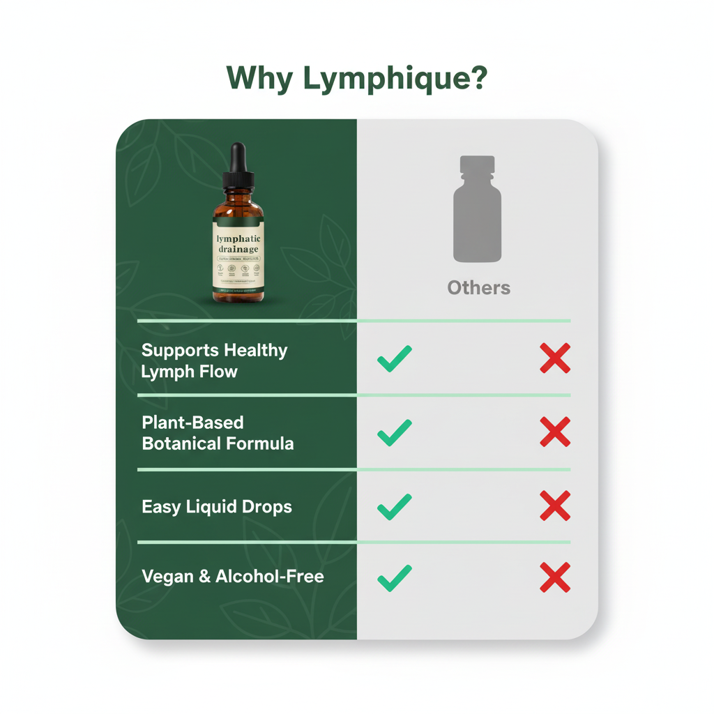 Lymphique™ Lymphatic Drainage Drops- Bloat Relief & De-Puff Support Supplement