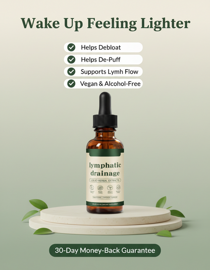 Lymphique™ Lymphatic Drainage Drops- Bloat Relief & De-Puff Support Supplement
